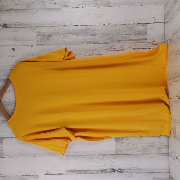 Daisy oversized mango yellow beach cover up side split top dress Size Small NWT - Picture 4 of 7